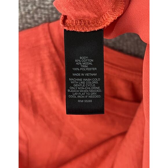 Express Short Sleeve‎ Chiffon Hem T-Shirt Top Womens Size Small Pink - Picture 4 of 6